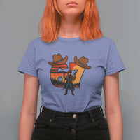 Six Seven Meme Cowboy T Shirt For Women Funny Western 67 Trend Gift - Wonder Print Shop