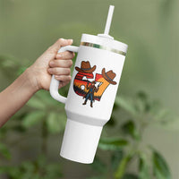 Six Seven Meme Cowboy Tumbler With Handle Funny Western 67 Trend Gift - Wonder Print Shop