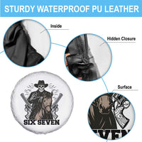 Six Seven Meme Skeleton Cowboy Spare Tire Cover Funny Western Gift - Wonder Print Shop