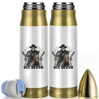 Six Seven Meme Skeleton Cowboy Bullet Tumbler Funny Western Gift - Wonder Print Shop