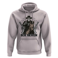 Six Seven Meme Skeleton Cowboy Hoodie Funny Western Gift - Wonder Print Shop