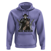 Six Seven Meme Skeleton Cowboy Hoodie Funny Western Gift - Wonder Print Shop