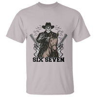 Six Seven Meme Skeleton Cowboy T Shirt Funny Western Gift - Wonder Print Shop