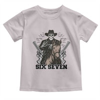 Six Seven Meme Skeleton Cowboy Toddler T Shirt Funny Western Gift - Wonder Print Shop
