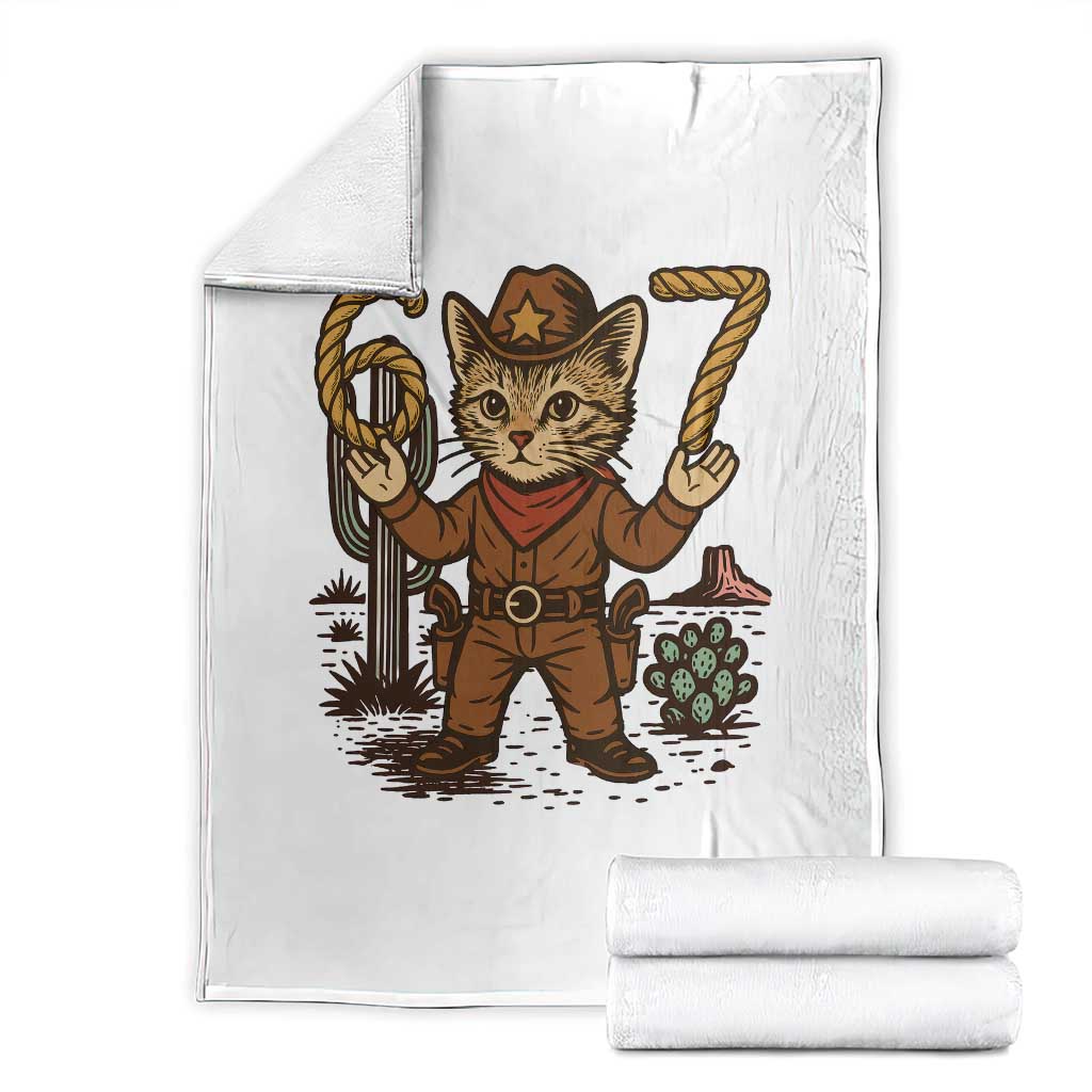 Funny Cowcat Six Seven Meme Throw Blanket Gen Alpha 67 Trend Gift - Wonder Print Shop