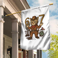 Funny Cowcat Six Seven Meme Garden Flag Gen Alpha 67 Trend Gift - Wonder Print Shop
