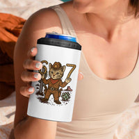 Funny Cowcat Six Seven Meme 4 in 1 Can Cooler Tumbler Gen Alpha 67 Trend Gift - Wonder Print Shop