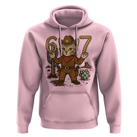 Funny Cowcat Six Seven Meme Hoodie Gen Alpha 67 Trend Gift - Wonder Print Shop