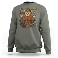 Funny Cowcat Six Seven Meme Sweatshirt Gen Alpha 67 Trend Gift - Wonder Print Shop