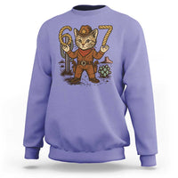 Funny Cowcat Six Seven Meme Sweatshirt Gen Alpha 67 Trend Gift - Wonder Print Shop