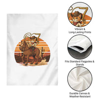 Funny Cowcat Six Seven Meme Garden Flag Western 67 Trend Gift - Wonder Print Shop