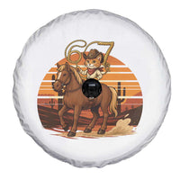 Funny Cowcat Six Seven Meme Spare Tire Cover Western 67 Trend Gift - Wonder Print Shop
