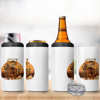 Funny Cowcat Six Seven Meme 4 in 1 Can Cooler Tumbler Western 67 Trend Gift - Wonder Print Shop