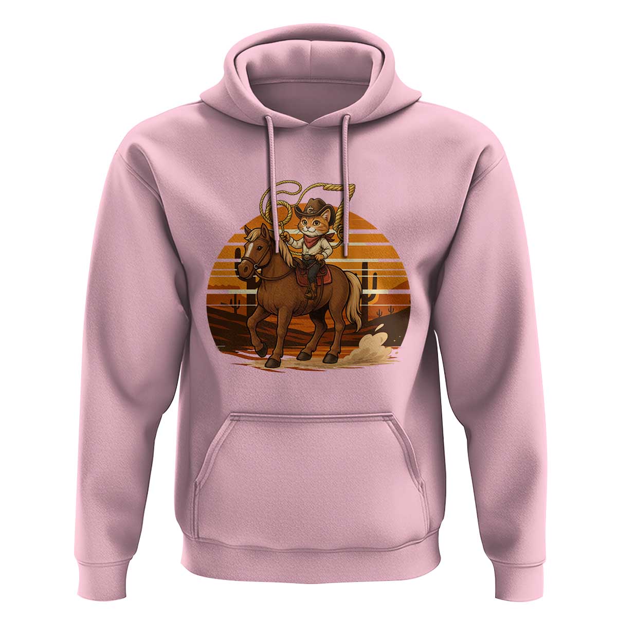 Funny Cowcat Six Seven Meme Hoodie Western 67 Trend Gift - Wonder Print Shop