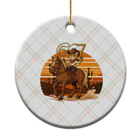 Funny Cowcat Six Seven Meme Ceramic Ornament Western 67 Trend Gift - Wonder Print Shop
