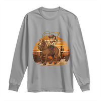 Funny Cowcat Six Seven Meme Long Sleeve Shirt Western 67 Trend Gift - Wonder Print Shop