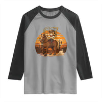 Funny Cowcat Six Seven Meme Raglan Shirt Western 67 Trend Gift - Wonder Print Shop