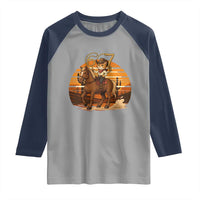 Funny Cowcat Six Seven Meme Raglan Shirt Western 67 Trend Gift - Wonder Print Shop