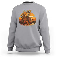 Funny Cowcat Six Seven Meme Sweatshirt Western 67 Trend Gift - Wonder Print Shop