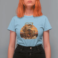 Funny Cowcat Six Seven Meme T Shirt For Women Western 67 Trend Gift - Wonder Print Shop