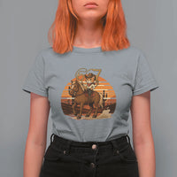 Funny Cowcat Six Seven Meme T Shirt For Women Western 67 Trend Gift - Wonder Print Shop