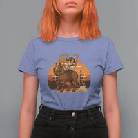 Funny Cowcat Six Seven Meme T Shirt For Women Western 67 Trend Gift - Wonder Print Shop