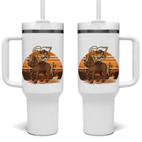 Funny Cowcat Six Seven Meme Tumbler With Handle Western 67 Trend Gift - Wonder Print Shop