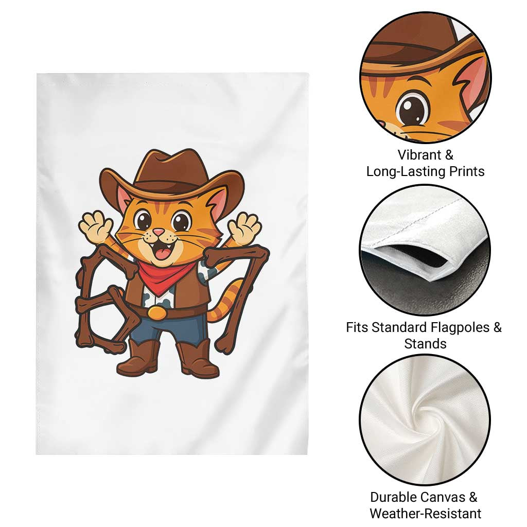 Funny Six Seven Meme Cowcat Garden Flag Gen Alpha Slang Gift - Wonder Print Shop
