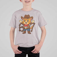 Funny Six Seven Meme Cowcat T Shirt For Kid Gen Alpha Slang Gift - Wonder Print Shop