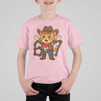 Funny Six Seven Meme Cowcat T Shirt For Kid Gen Alpha Slang Gift - Wonder Print Shop