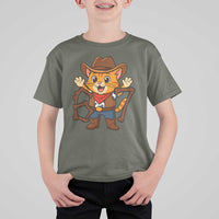 Funny Six Seven Meme Cowcat T Shirt For Kid Gen Alpha Slang Gift - Wonder Print Shop
