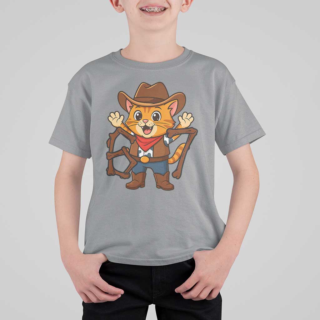 Funny Six Seven Meme Cowcat T Shirt For Kid Gen Alpha Slang Gift - Wonder Print Shop