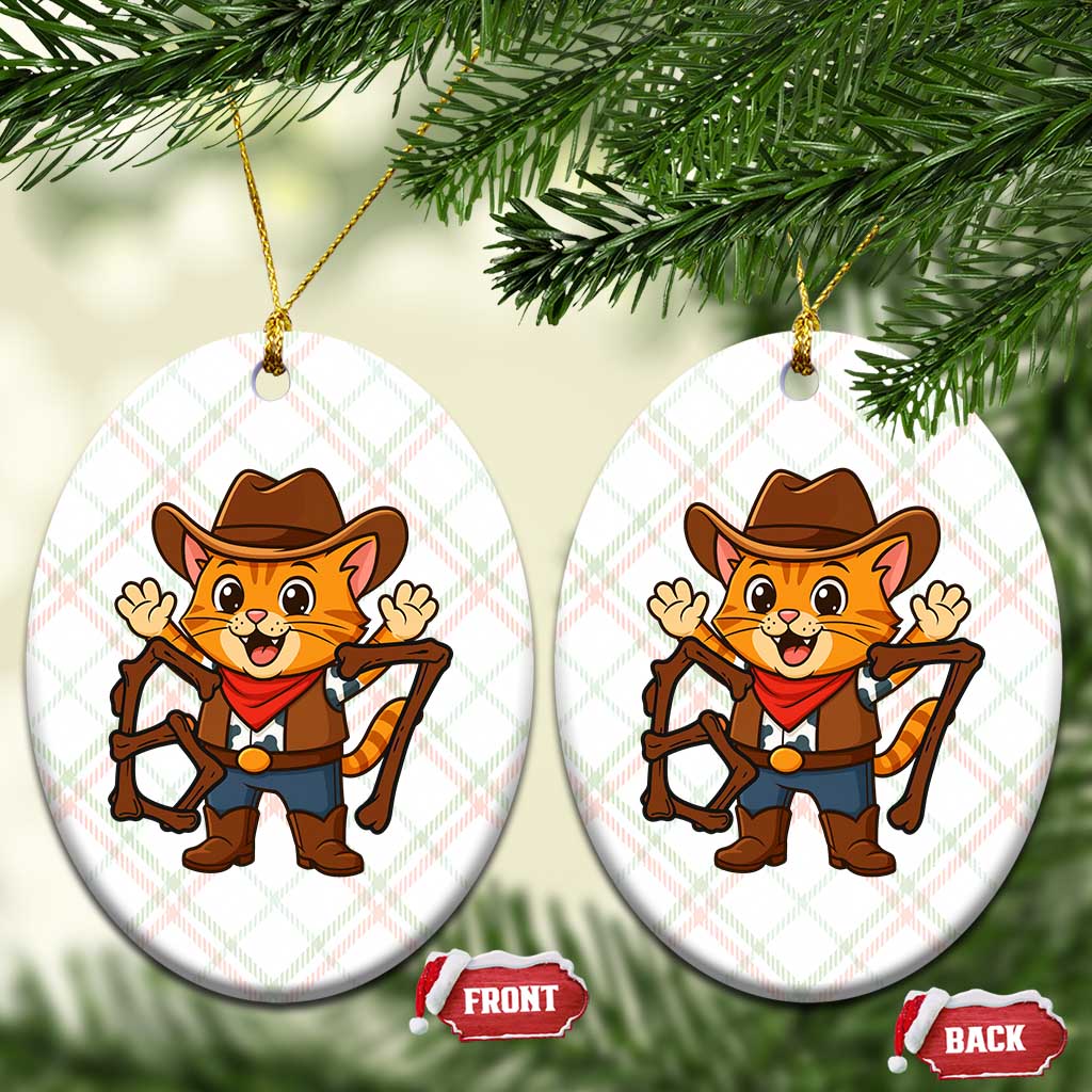 Funny Six Seven Meme Cowcat Ceramic Ornament Gen Alpha Slang Gift - Wonder Print Shop