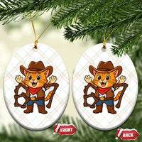 Funny Six Seven Meme Cowcat Ceramic Ornament Gen Alpha Slang Gift - Wonder Print Shop