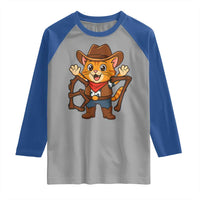 Funny Six Seven Meme Cowcat Raglan Shirt Gen Alpha Slang Gift - Wonder Print Shop