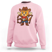 Funny Six Seven Meme Cowcat Sweatshirt Gen Alpha Slang Gift - Wonder Print Shop