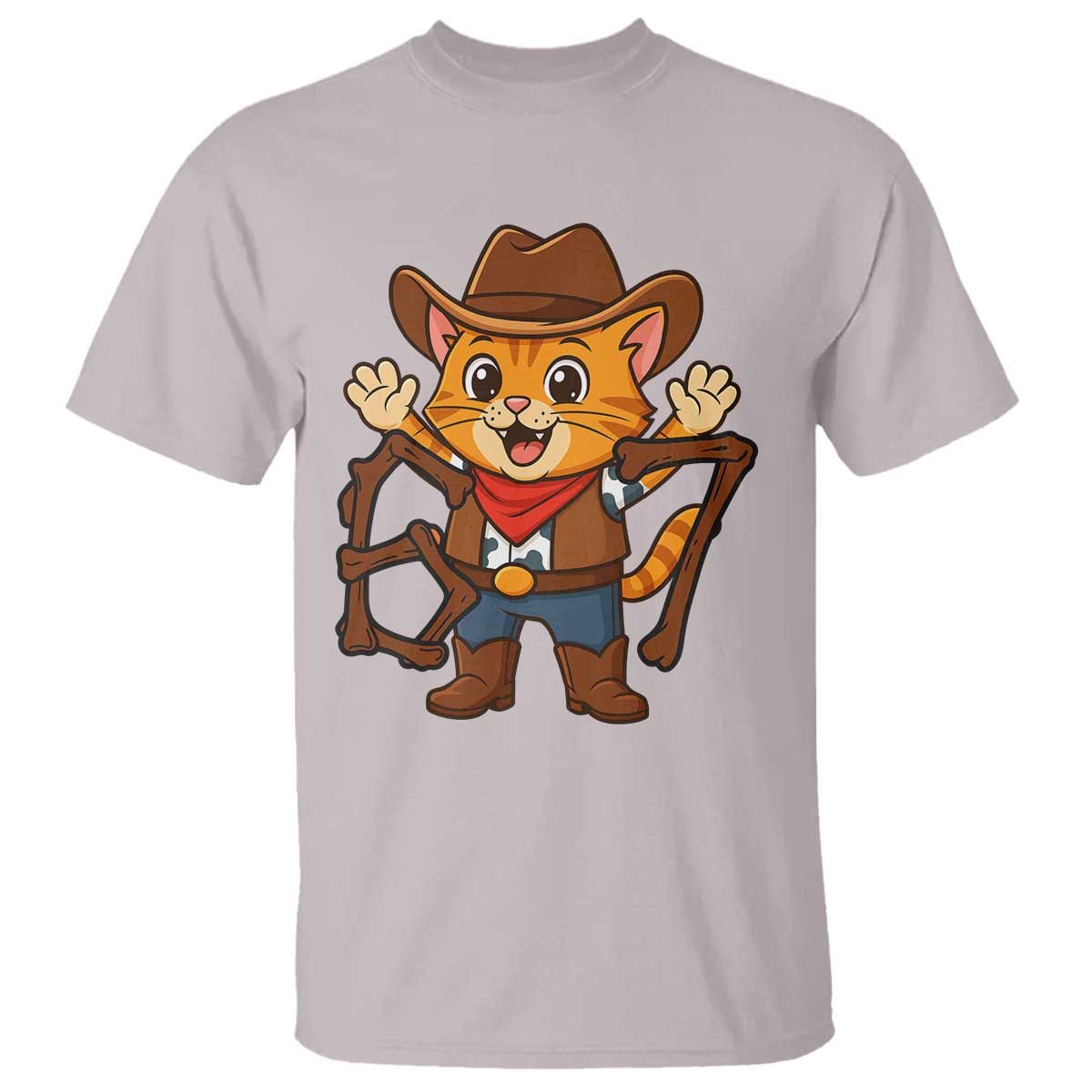 Funny Six Seven Meme Cowcat T Shirt Gen Alpha Slang Gift - Wonder Print Shop