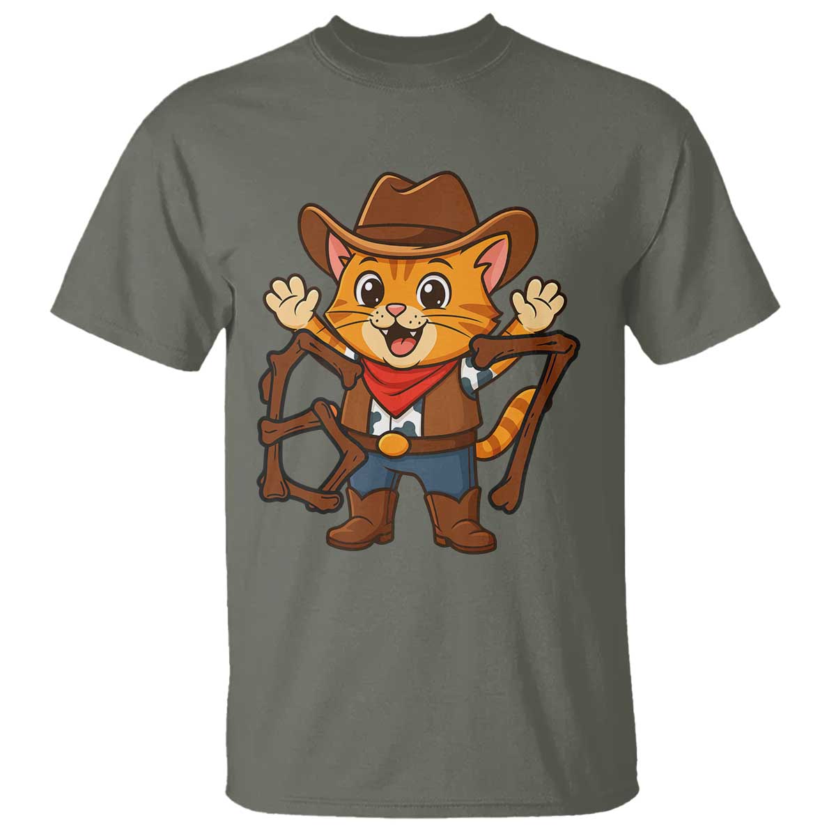 Funny Six Seven Meme Cowcat T Shirt Gen Alpha Slang Gift - Wonder Print Shop