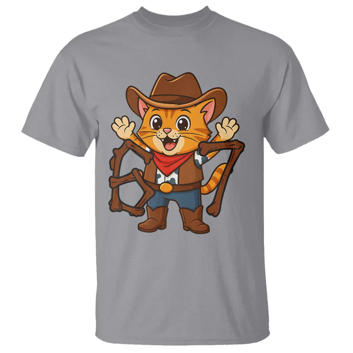 Funny Six Seven Meme Cowcat T Shirt Gen Alpha Slang Gift - Wonder Print Shop