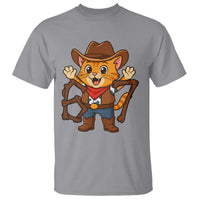 Funny Six Seven Meme Cowcat T Shirt Gen Alpha Slang Gift - Wonder Print Shop