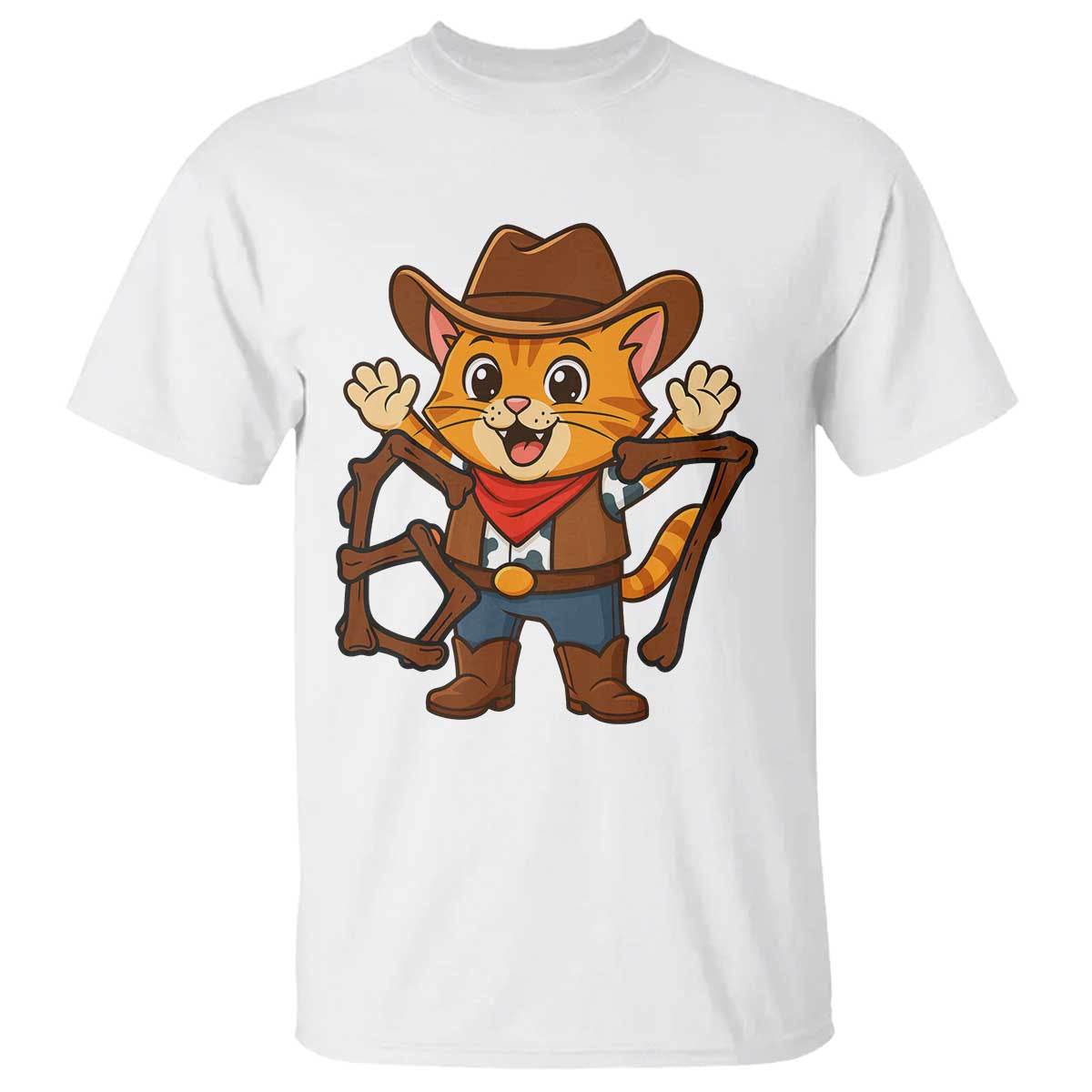 Funny Six Seven Meme Cowcat T Shirt Gen Alpha Slang Gift - Wonder Print Shop