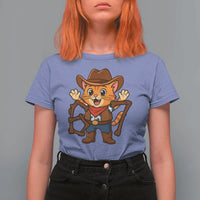 Funny Six Seven Meme Cowcat T Shirt For Women Gen Alpha Slang Gift - Wonder Print Shop