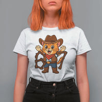 Funny Six Seven Meme Cowcat T Shirt For Women Gen Alpha Slang Gift - Wonder Print Shop