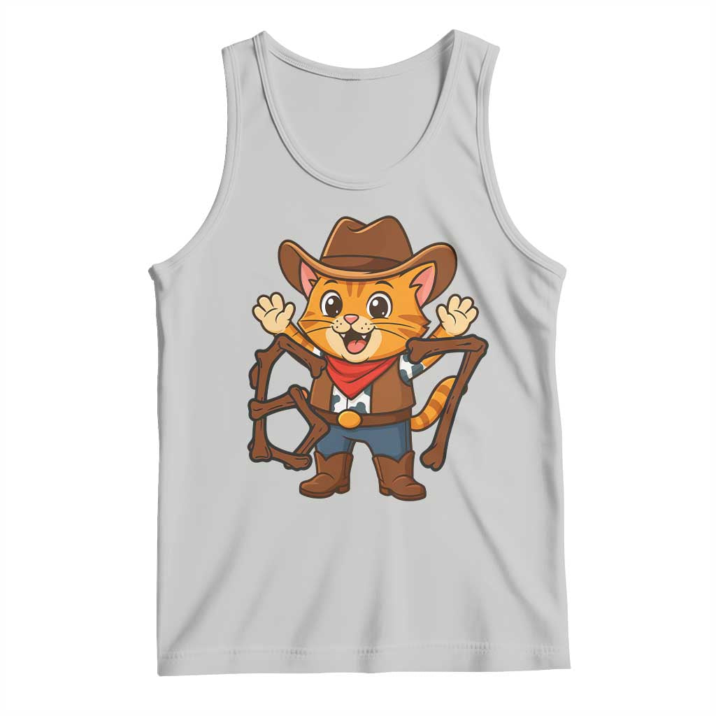 Funny Six Seven Meme Cowcat Tank Top Gen Alpha Slang Gift - Wonder Print Shop