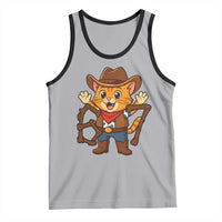 Funny Six Seven Meme Cowcat Tank Top Gen Alpha Slang Gift - Wonder Print Shop
