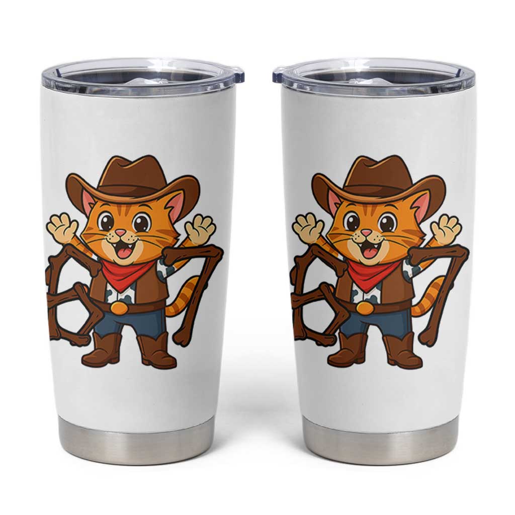 Funny Six Seven Meme Cowcat Tumbler Cup Gen Alpha Slang Gift - Wonder Print Shop
