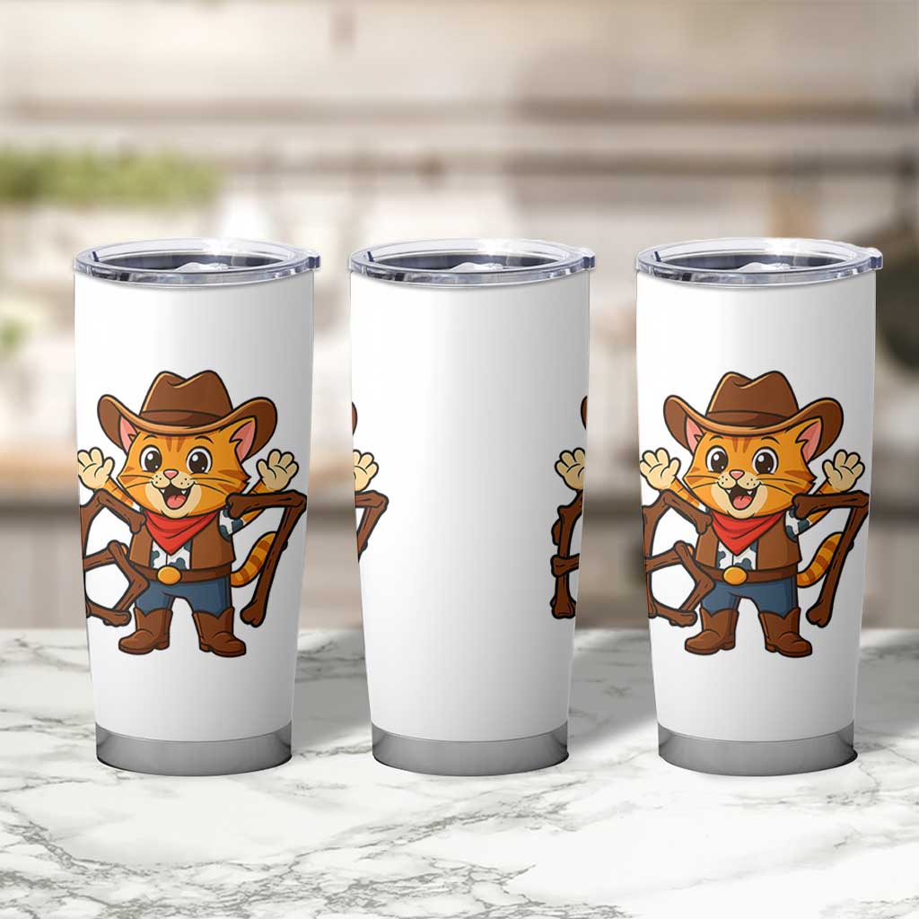Funny Six Seven Meme Cowcat Tumbler Cup Gen Alpha Slang Gift - Wonder Print Shop