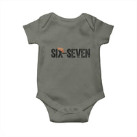 Six Seven Meme Gen Alpha Cowboy Hat Baby Onesie Funny Western Gift - Wonder Print Shop