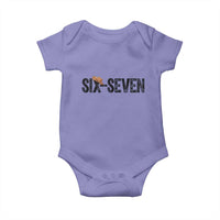 Six Seven Meme Gen Alpha Cowboy Hat Baby Onesie Funny Western Gift - Wonder Print Shop