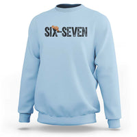 Six Seven Meme Gen Alpha Cowboy Hat Sweatshirt Funny Western Gift - Wonder Print Shop